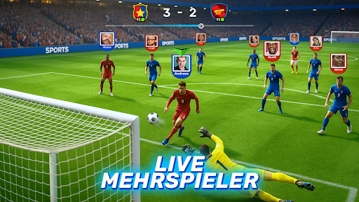 Zrzut ekranu rozgrywki Soccer Clash